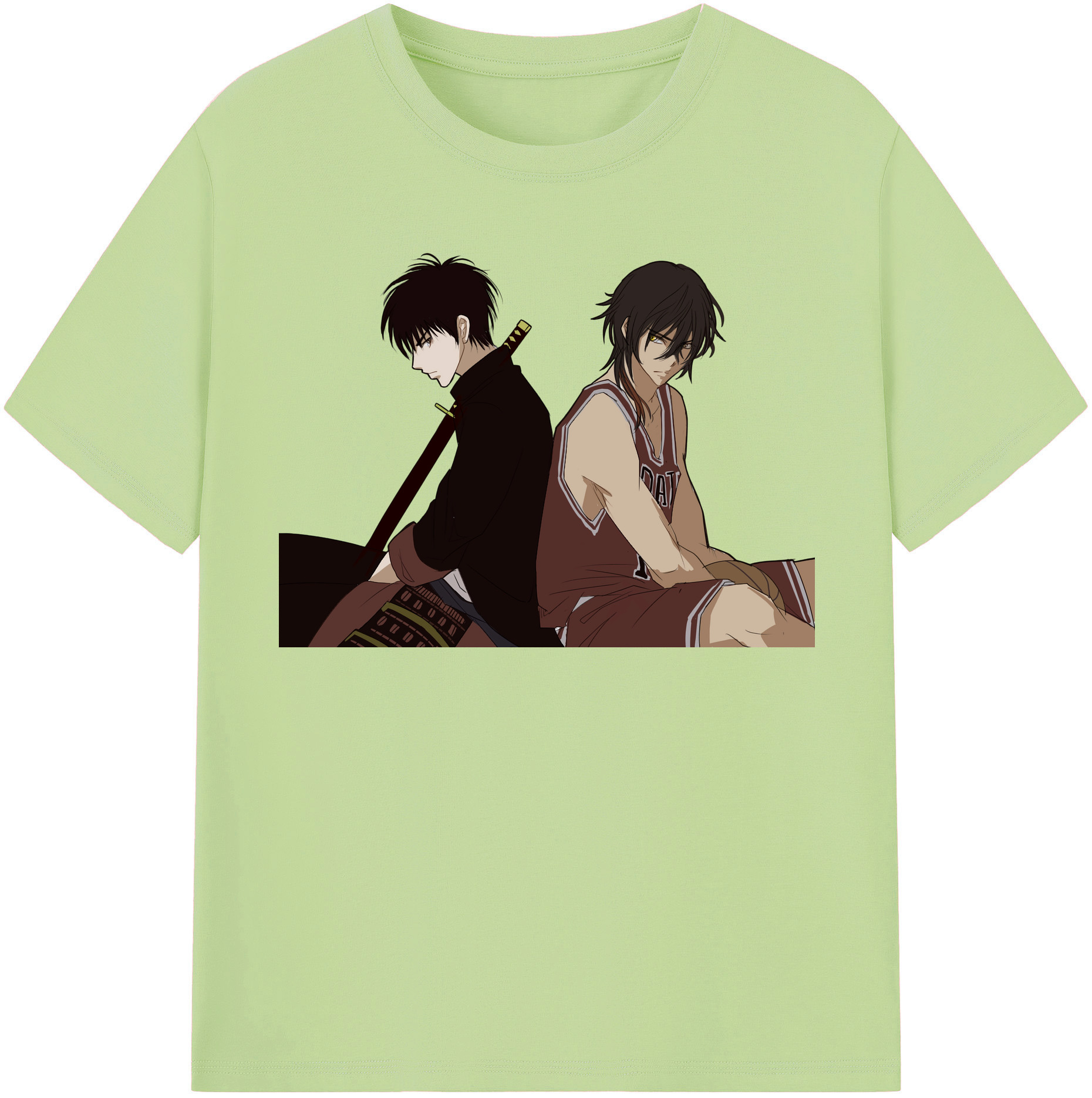 SLAM DUNK／スラムダンク 綿100％半袖Tシャツ（フロントプリント）